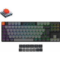 Keychron K1 V6 Hot-Swap, RGB Baclklight, Red Switch, ISO HU billentyűzet