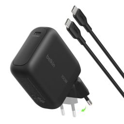 Belkin BoostCharge USB-C GaN-Wall Charger (100 W) + USB-C cable Black