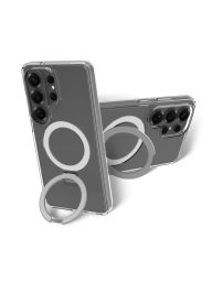dbramante1928 Iceland Ultra D3O Magnet Kickstand case for Samsung Galaxy S26 Ultra Clear