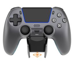 Deltaco Wireless Pro PS5 Gamepad with Charge Station Steelgray