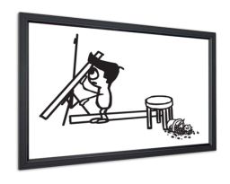 Funscreen Matt White Frame Screen 200x112 cm Format 16:9