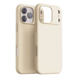 Dviced Silicone MagSafe case for iPhone 17 Pro Max Beige