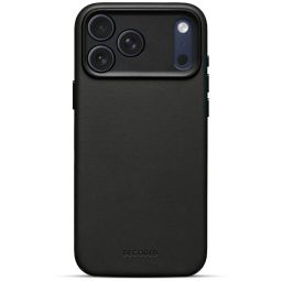 Decoded Leather Backcover for iPhone 17 Pro Black