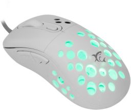 MOU White Shark GM-5013W AZRAEL Vezetékes gamer egér - Fehér