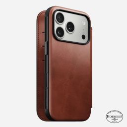 Nomad Modern Leather (Horween) Folio for iPhone 17 Pro Olde Dublin