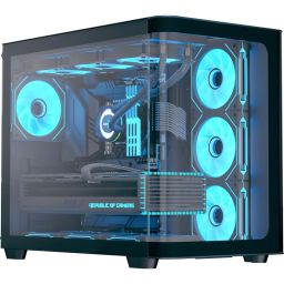 Aerocool P500C Tempered Glass Black