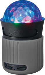 Trust Dixxo Go Wireless Bluetooth Speaker with party lights Grey