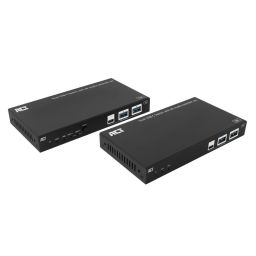 ACT AV media extender set with dual USB-C switch CAT6A 100 meters