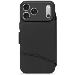 Decoded Silicone Detachable Wallet for iPhone 17 Pro Phantom Black