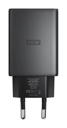 Nomad USB-C Slim Adapter 40W Carbid EU