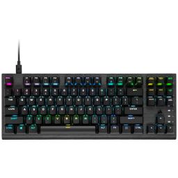 Corsair K60 PRO TKL RGB Optical-Mechanical Gaming NA billentyűzet fekete (CH-911D01A-NA)