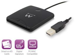 Ewent Smart Card ID Reader Black