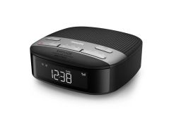 Philips Alarm Clock FM Radio Black