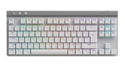 Logitech G515 LIGHTSPEED TKL Gaming vezeték nélküli US Tactile billentyűzet fehér (920-012539)