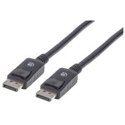Manhattan 4K@60Hz DisplayPort 1.2 male/male Cable 2m Black