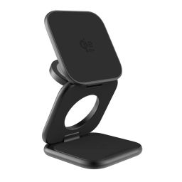 Mobile Origin PW36 3in1 Qi2 25W UltraSlim Foldable Charger Matte Black