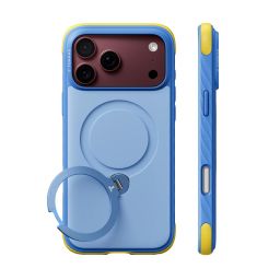 Torras Ostand Q3 Rugged case for iPhone 18 Pro Island Blue