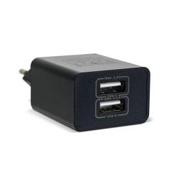Delight USB-Ax2 charger adapter Black