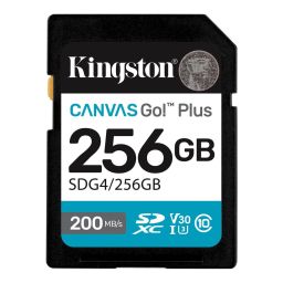 Kingston 256GB Canvas Go Plus Gen4 Class 10 UHS-I U3 V30