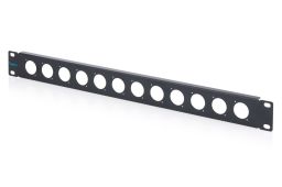 Digitus 1U rack panel for 12 x D-Type modules