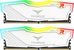 TeamGroup 16GB DDR4 3200MHz Kit(2x8GB) T-Force Delta RGB White