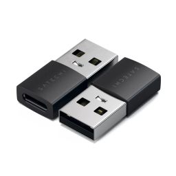 Satechi Type-A to Type-C Adapter Space Black (2 Pack)
