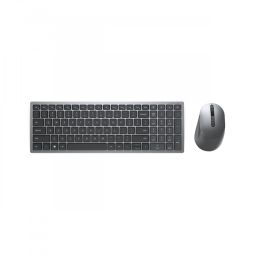 DELL KM7120W billentyűzet RF vezeték nélküli + Bluetooth QWERTY Nemzetközi amerikai Szürke, Titán (580-AIWM) (580-AIWM)