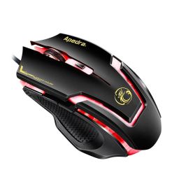 Apedra A9 Gaming Mouse Black/Red