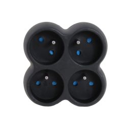 Esperanza Hálózati Elosztó 4DIN Fali Black