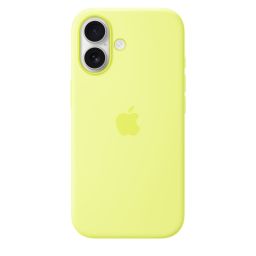 Apple iPhone 17 Silicone Case with MagSafe Neon Yellow