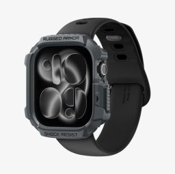 Spigen Rugged Armor 2 Band for Apple Watch 11 46mm Matte Black