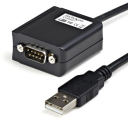 Startech 1-Port Professional RS422/485 USB Serial Cable Adapter with COM Retention USB to RS422 Adapter Cable 1,8m Black