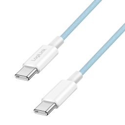 Logilink USB 2.0 Type-C C/M to C/M 60W cable 1,5m Blue