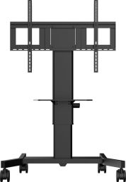 iiyama MD CAR1021-B1 Single column electric floor lift on wheels with easy mount brackets and laptop shelf 43