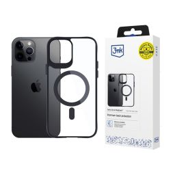3mk Satin Armor MagCase átlátszó, TPU és PC anyagú telefontok Apple iPhone 12 Pro Max