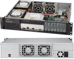 Supermicro SuperChassis 523L-505B 2U Fekete 500 W