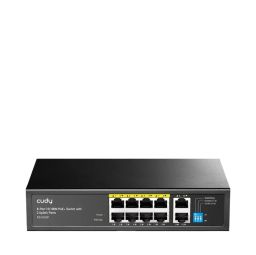 Cudy FS1010P V4.0 8-Port 10/100M PoE+ Switch with 2 Uplink Ports