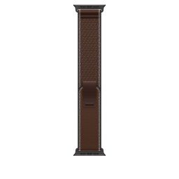 Apple Watch 49mm Titanium Loop: Dark Umber Trail Loop - S/M - Black Titanium Finish