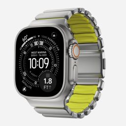 Nomad Stratos Band FKM for AW 45/46/49mm Natural Titanium Volt