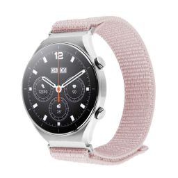 FIXED Nejlon sportos szíj gyorskioldóval 18mm okosórához, rose gold színben