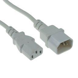 ACT Powercord C13 - C14 3m White