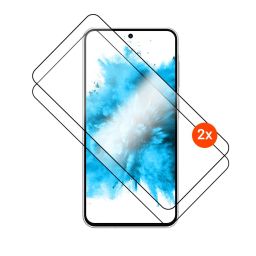 FIXED teljes képernyőt védő 2,5D edzett üveg Samsung Galaxy A57 5G készülékhez, 2 drb, fekete