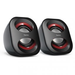 Hama Sonic Mobil 183 Notebook Speaker Black/Red
