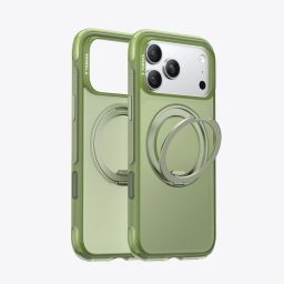 Torras Ostand Air case for iPhone 17 Pro Max Forest Green