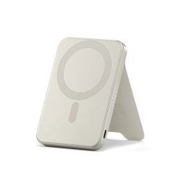 Satechi Qi2 5K Magnetic 5000mAh PowerBank with Stand Sand