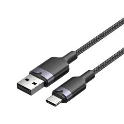 Vention USB 2.0 A Male to C Male 3A Aluminum Alloy Type cable 2m Black