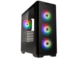 Számítógépház Kolink Unity Solar ARGB Mesh Midi-Tower, fekete