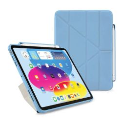 Pipetto Origami No7 Tri-Folio Case for iPad (A16) / iPad (2022) Light Blue