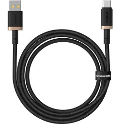 Baseus Dura Series 60W USB Type-A to Type-C Fast Charging cable 1m Black/Gold