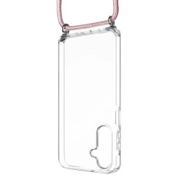 FIXED Pure Neck nyakbaakasztós telefontok Samsung Galaxy A16 4G/5G készülékhez, rózsaszín